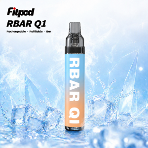 Fitpod RBAR Q1 注油式電子煙多款顏色包裝與規格色卡對照圖